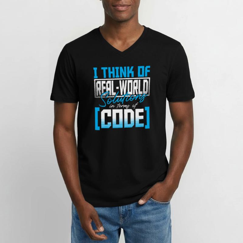 Javascript Software Developer Men's V-Neck T-Shirt
