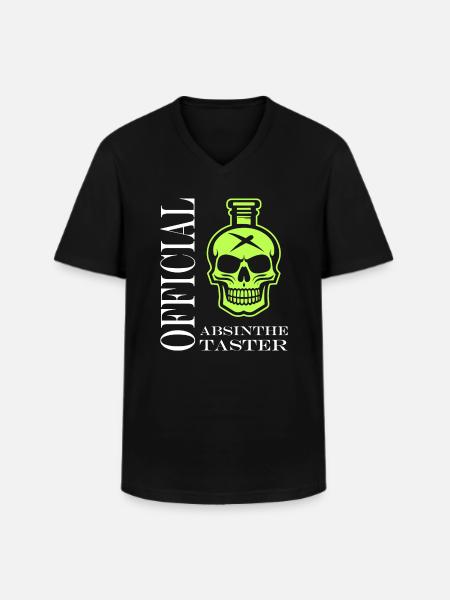 Official absinthe taster - Men's V-Neck T-Shirt - black