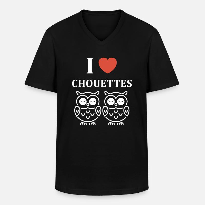 Netter Humor - Männer-T-Shirt mit V-Ausschnitt - Schwarz