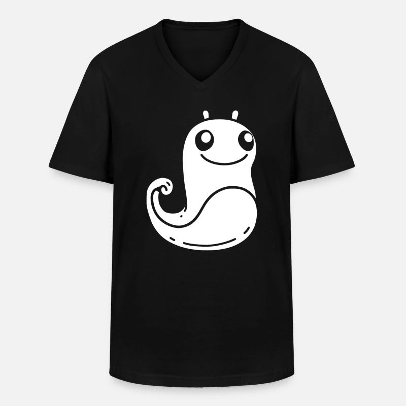 Slug 3 - Männer-T-Shirt mit V-Ausschnitt - Schwarz