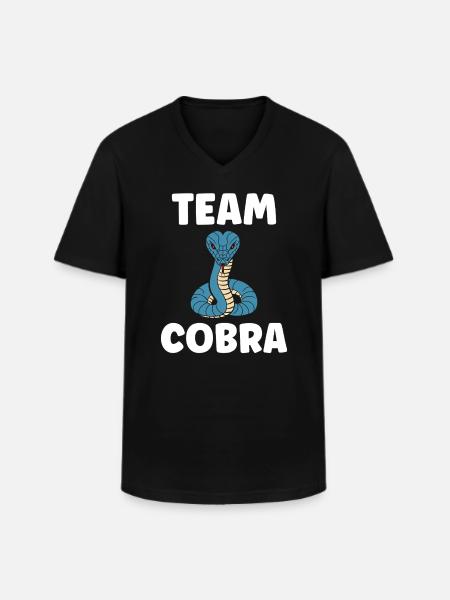 cobra - T-shirt col V Homme - noir