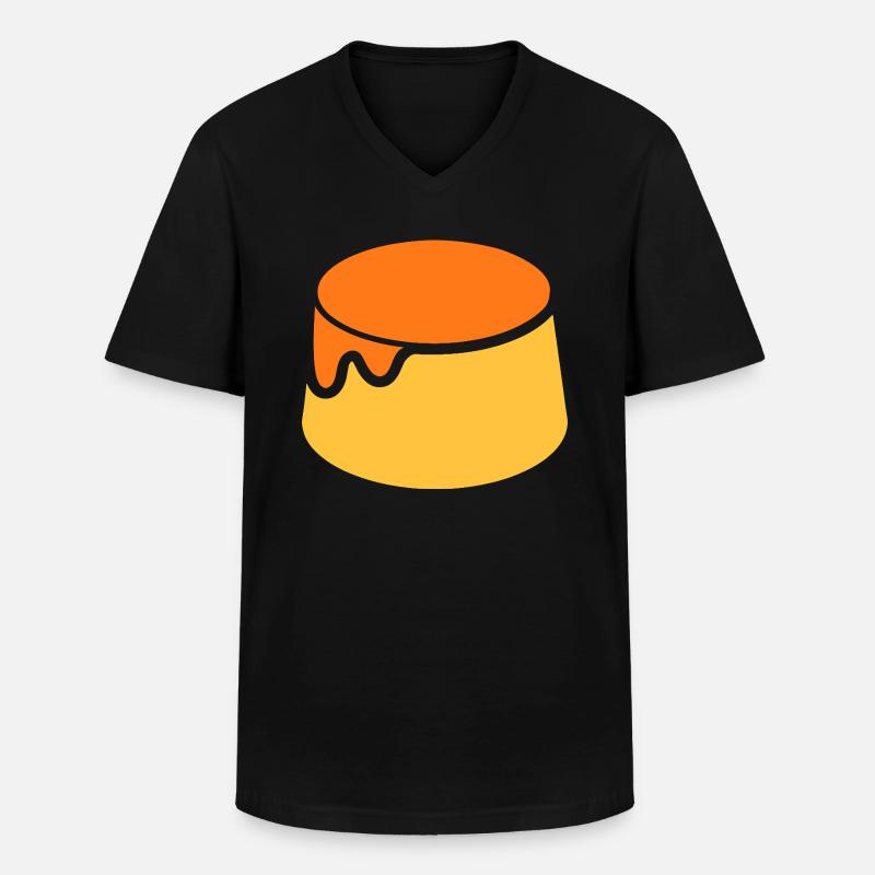 Obsttorte - Männer-T-Shirt mit V-Ausschnitt - Schwarz