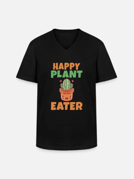 Veggie Lover Vegan Gift - Men's V-Neck T-Shirt - black