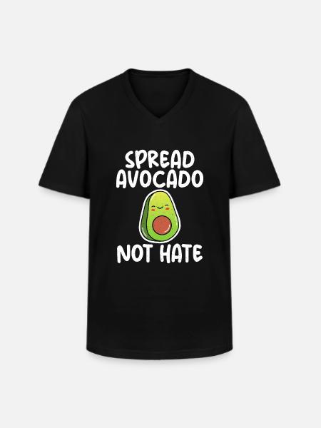 Vegetable Lover Vegetarian Gifts - Men's V-Neck T-Shirt - black