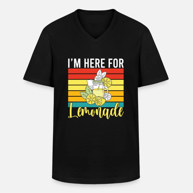 Limonade-Geschenk-Ideen - Männer-T-Shirt mit V-Ausschnitt - Schwarz