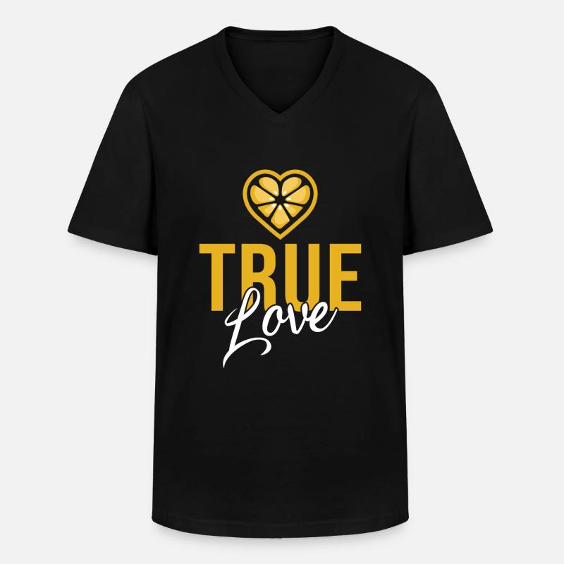 Limonade Geschenkideen - Männer-T-Shirt mit V-Ausschnitt - Schwarz