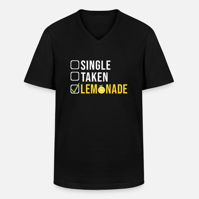 Limonade Geschenkideen - Männer-T-Shirt mit V-Ausschnitt - Schwarz