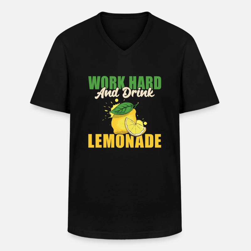 Limonade-Geschenk-Ideen - Männer-T-Shirt mit V-Ausschnitt - Schwarz