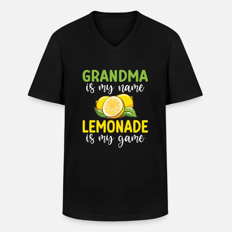 Limonade-Geschenk-Ideen - Männer-T-Shirt mit V-Ausschnitt - Schwarz