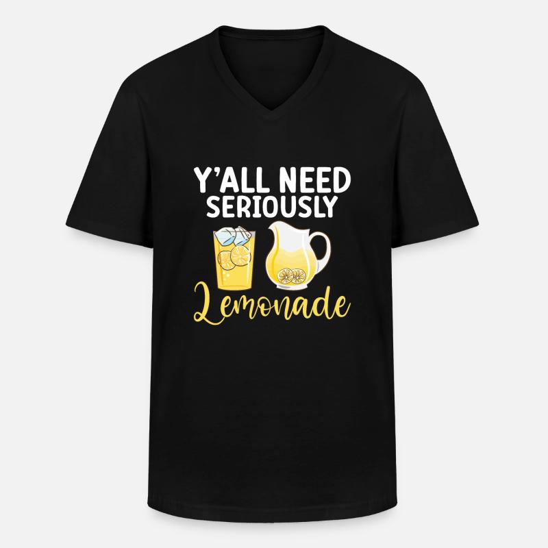 Limonade-Geschenk-Ideen - Männer-T-Shirt mit V-Ausschnitt - Schwarz