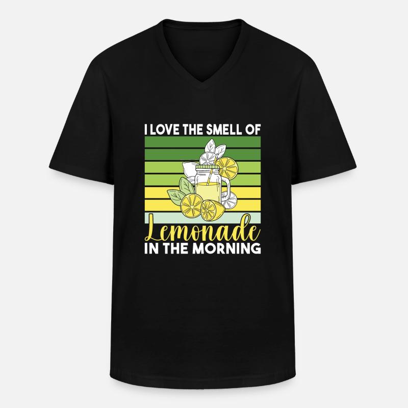 Limonade Geschenkideen - Männer-T-Shirt mit V-Ausschnitt - Schwarz