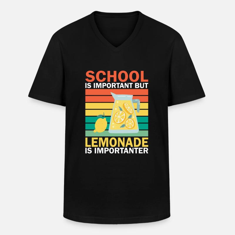 Limonade-Geschenk-Ideen - Männer-T-Shirt mit V-Ausschnitt - Schwarz