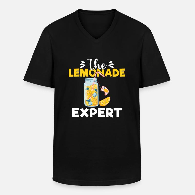Limonade-Geschenk-Ideen - Männer-T-Shirt mit V-Ausschnitt - Schwarz