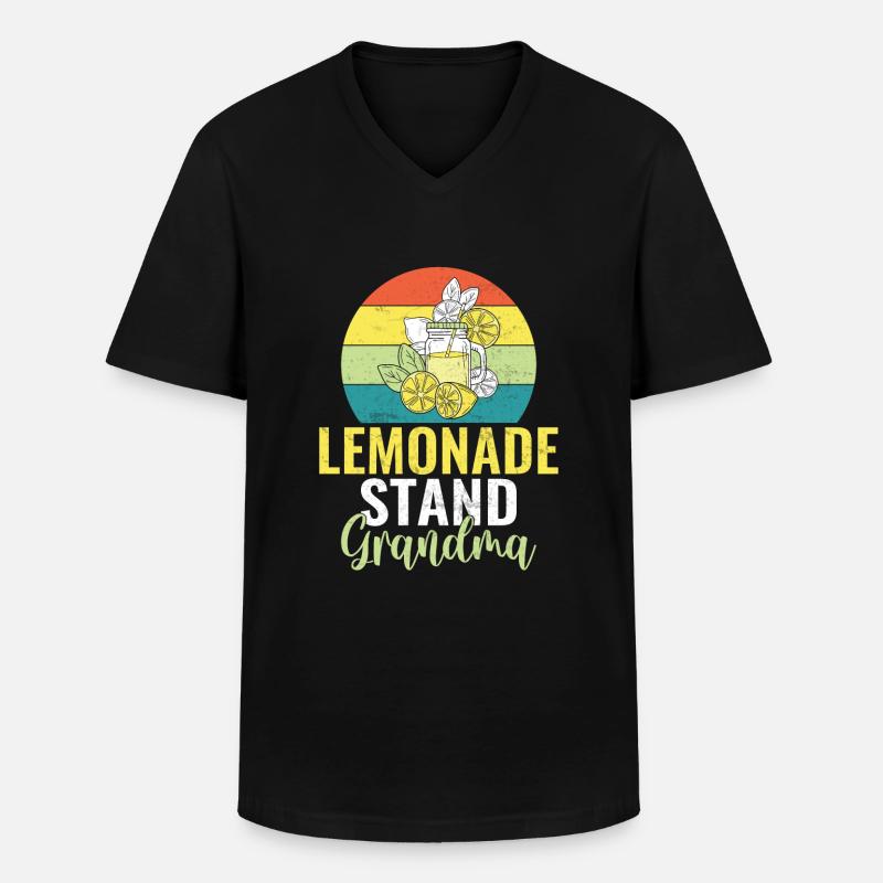 Limonade Geschenkideen - Männer-T-Shirt mit V-Ausschnitt - Schwarz