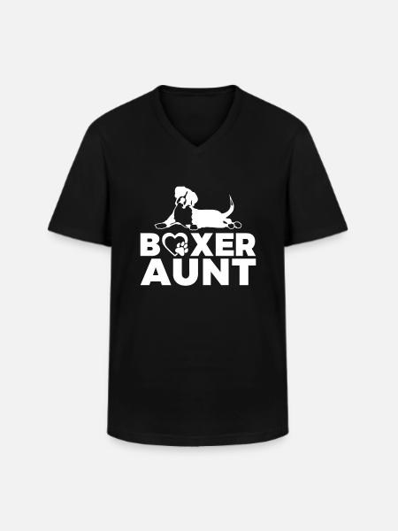 Boxer Dog Gifts - Men's V-Neck T-Shirt - black