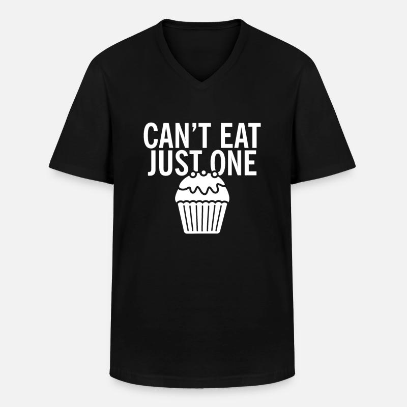 Cake Lover Cake Gift - Männer-T-Shirt mit V-Ausschnitt - Schwarz