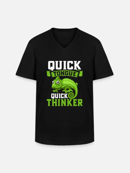 Chameleon Gifts - Men's V-Neck T-Shirt - black