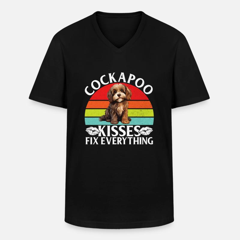Cockapoo Gifts - Men's V-Neck T-Shirt - black