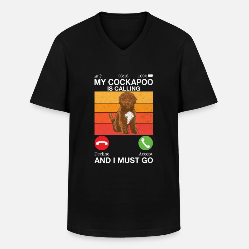 Cockapoo Gifts - Men's V-Neck T-Shirt - black