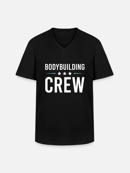 Équipe de musculation - T-shirt col V Homme - noir