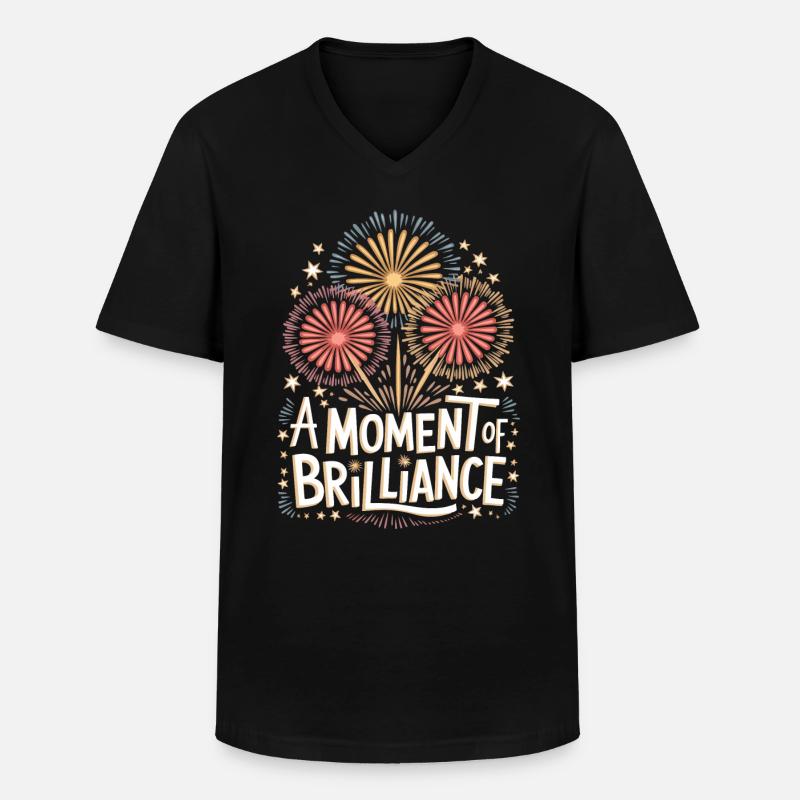 Pyrotechnics Fireworks Pyrotechnics - Men's V-Neck T-Shirt - black