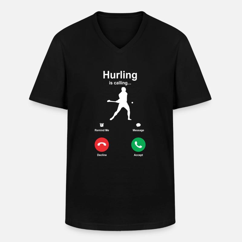 Schleudern - Männer-T-Shirt mit V-Ausschnitt - Schwarz