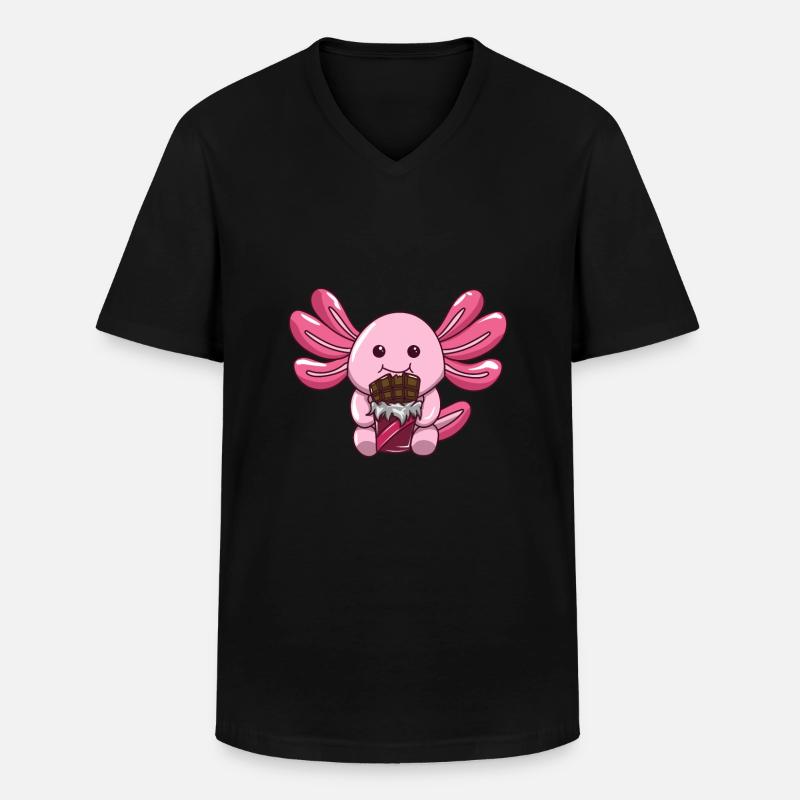 Schokolade - Männer-T-Shirt mit V-Ausschnitt - Schwarz