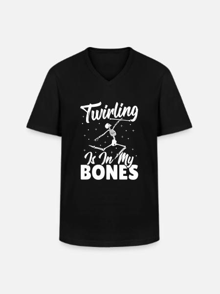 Baton Twirling Baton Twirler Gift - Men's V-Neck T-Shirt - black
