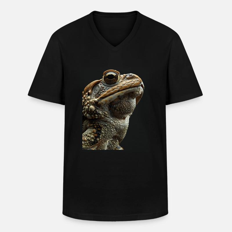 Toad - Men's V-Neck T-Shirt - black