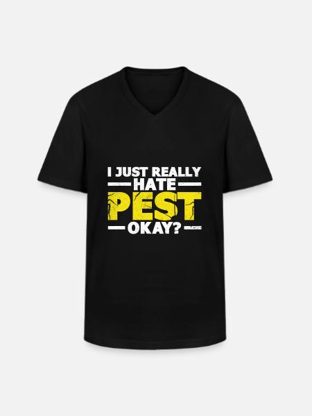 Schädlingsbekämpfung Beruf | Kammerjäger Geschenke - Männer-T-Shirt mit V-Ausschnitt - Schwarz