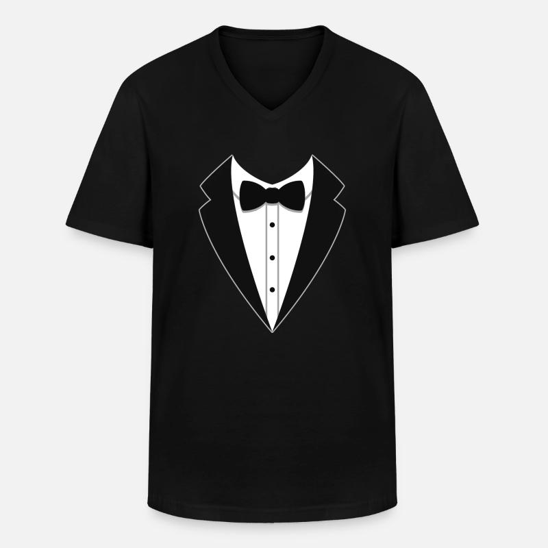 Smoking - Männer-T-Shirt mit V-Ausschnitt - Schwarz