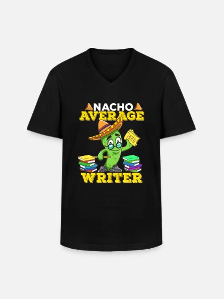 Cinco De Mayo Schreiber - Männer-T-Shirt mit V-Ausschnitt - Schwarz
