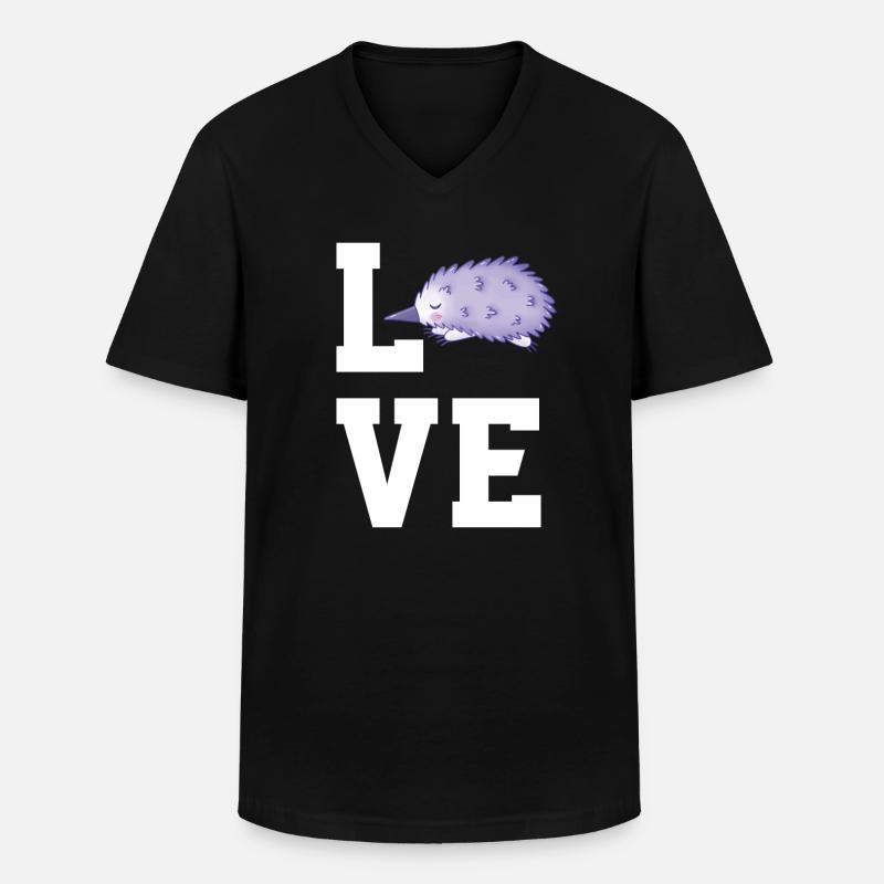 Pavian - Männer-T-Shirt mit V-Ausschnitt - Schwarz