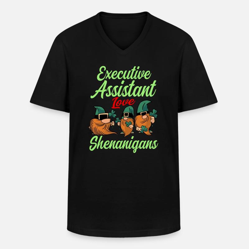 Adjointe exécutive de la Saint-Patrick - T-shirt col V Homme - noir