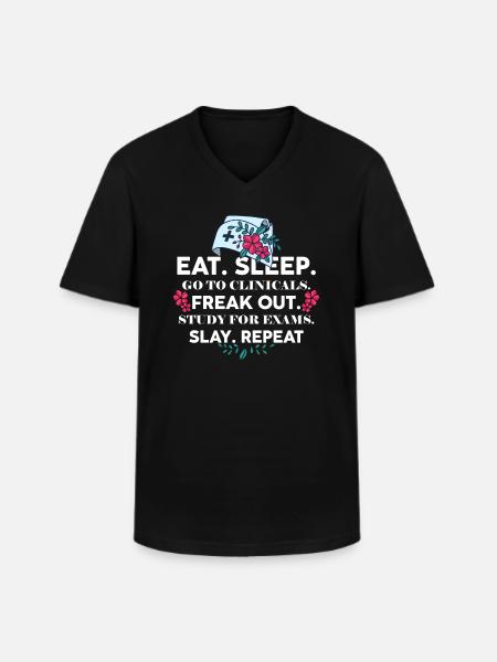 Nursing School Student Future Nurse - Men's V-Neck T-Shirt - black