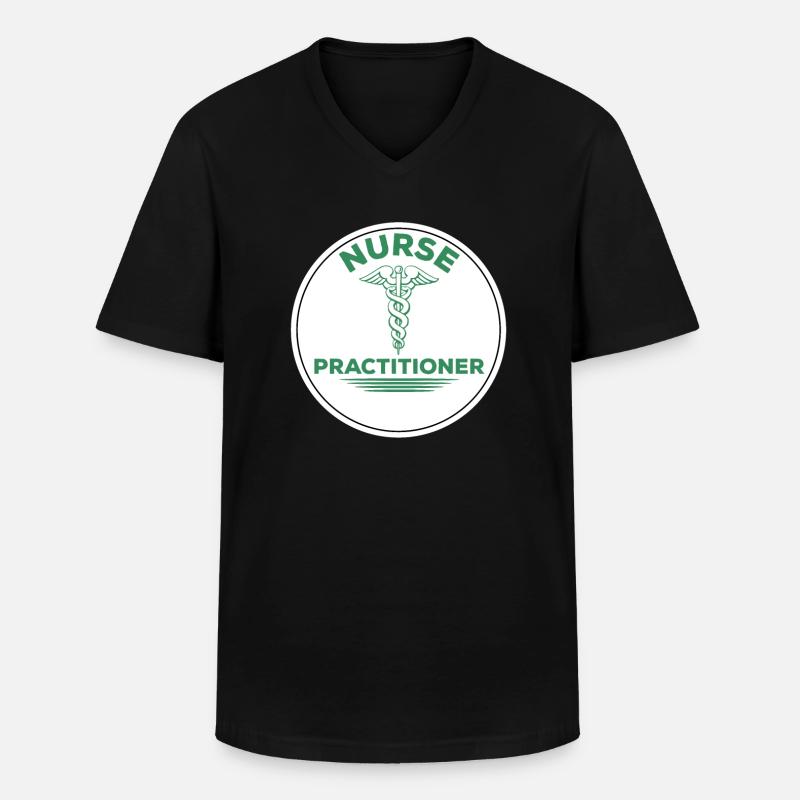 Advanced Practice Nurse - Männer-T-Shirt mit V-Ausschnitt - Schwarz