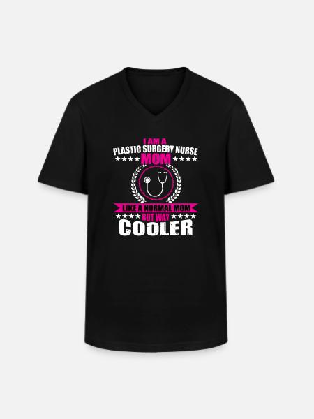 Plastic Surgery Nurse Mom - Men's V-Neck T-Shirt - black