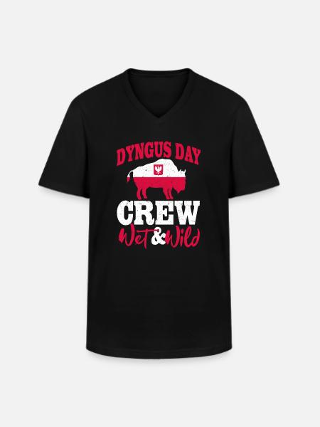 Dyngus Day Wet And Wild - Men's V-Neck T-Shirt - black