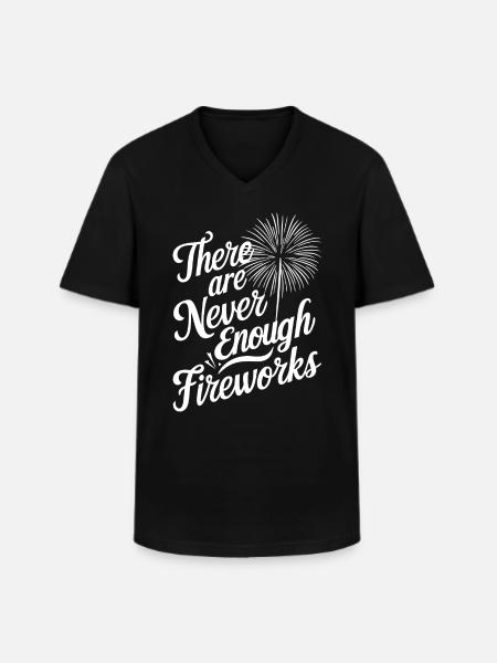 Pyrotechnics Fireworks Pyrotechnics - Men's V-Neck T-Shirt - black