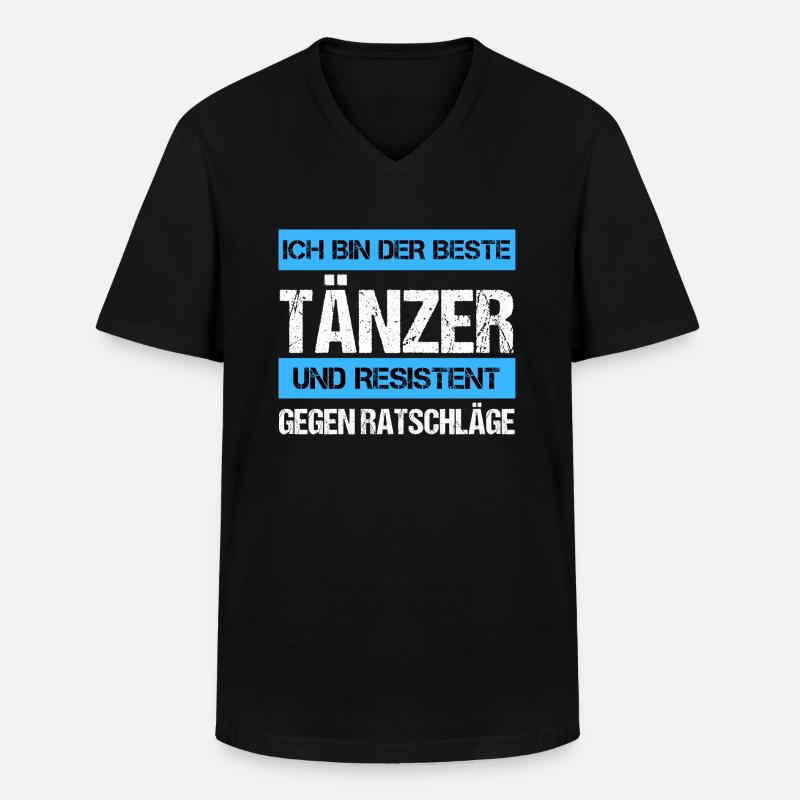 Resistenter Tänzer - Männer-T-Shirt mit V-Ausschnitt - Schwarz