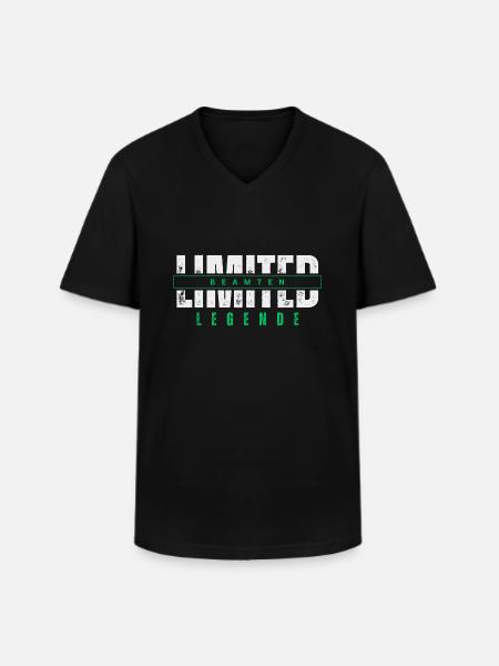 Limited Official Legend. - Men's V-Neck T-Shirt - black