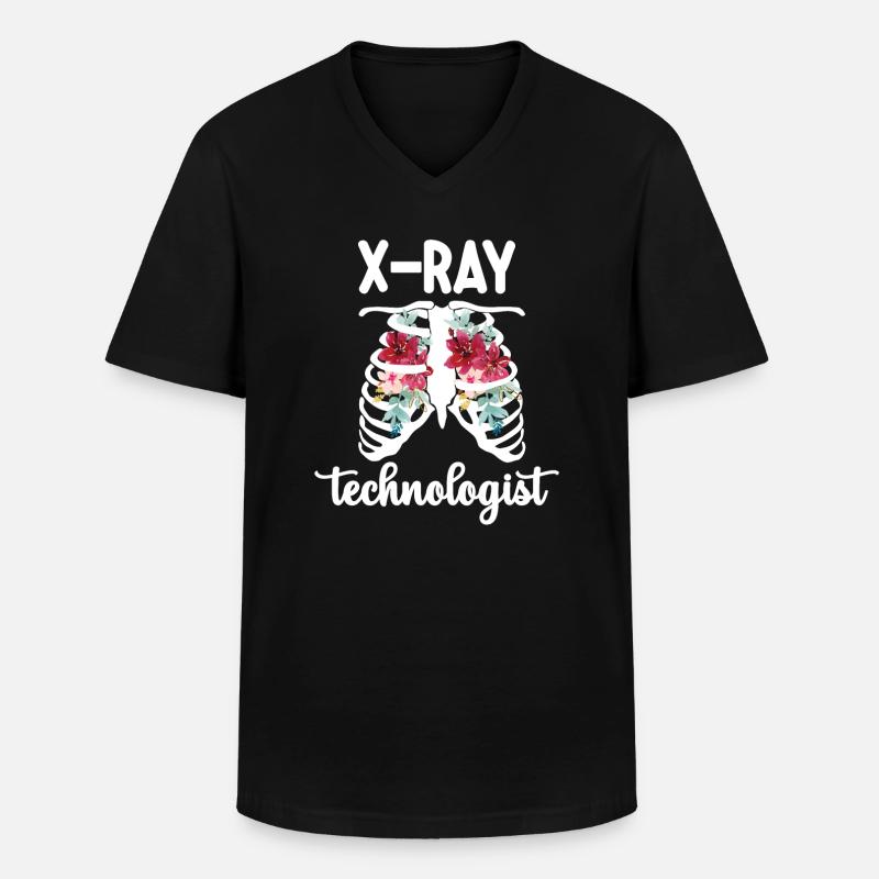 Röntgentechniker X-Ray Techniker RT Radiologie - Männer-T-Shirt mit V-Ausschnitt - Schwarz
