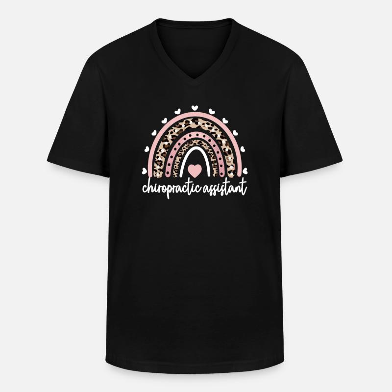 Chiropraktischer Assistent Chiropraktik Assistent - Männer-T-Shirt mit V-Ausschnitt - Schwarz