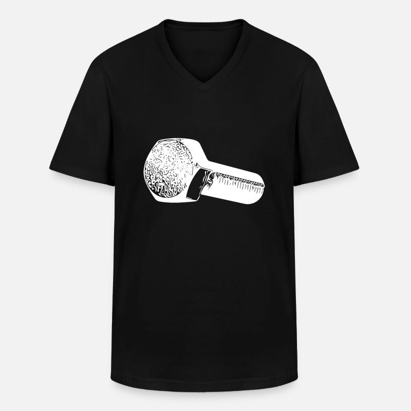 Werkstattschrauber Schrauber Papa Schraube - Männer-T-Shirt mit V-Ausschnitt - Schwarz