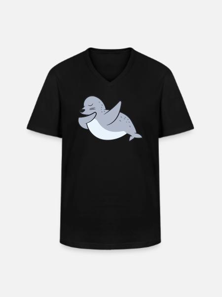 Sceau - Dab, dabbing, dabbing, danse - T-shirt col V Homme - noir