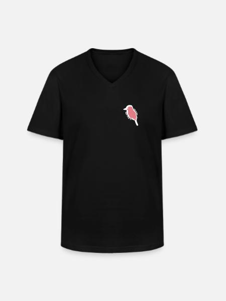 Terrestrial Tree Kingfisher Australian Bird, - Men's V-Neck T-Shirt - black