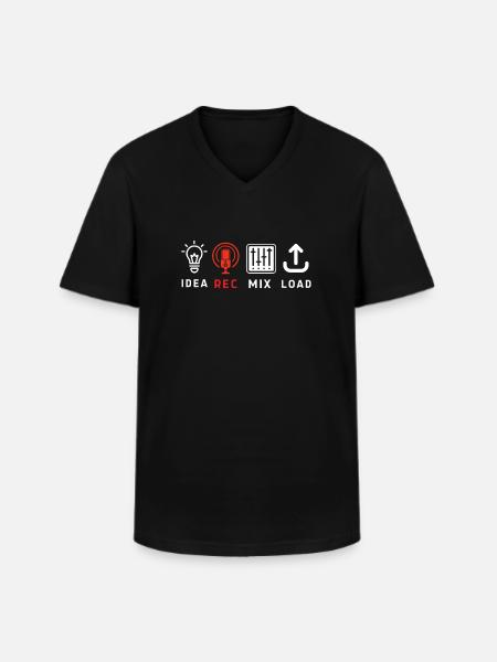 Sync Licensing Music Producer - Men's V-Neck T-Shirt - black
