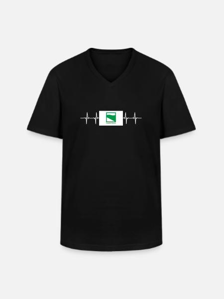 Italy Italian Emilia Romagna - Men's V-Neck T-Shirt - black