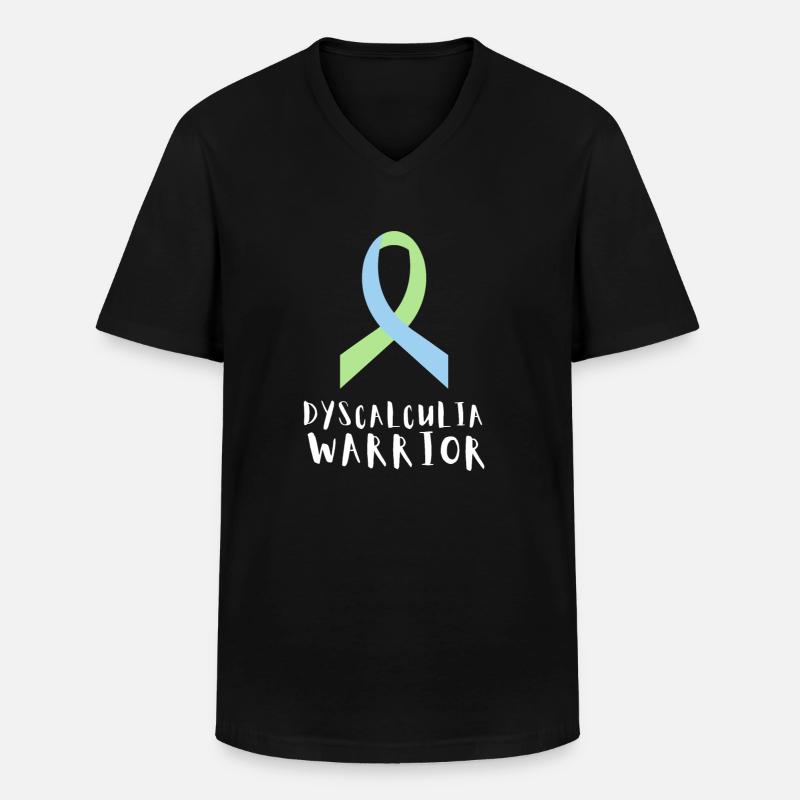 SPED Neurodiversity Dyscalculia - Männer-T-Shirt mit V-Ausschnitt - Schwarz