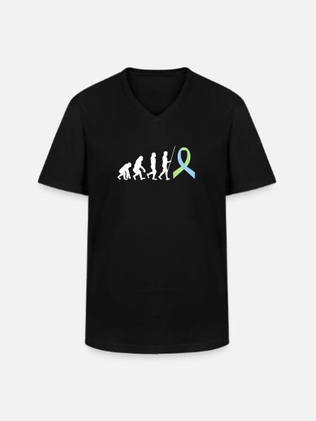 SPED Neurodiversity Dyscalculia - Men's V-Neck T-Shirt - black